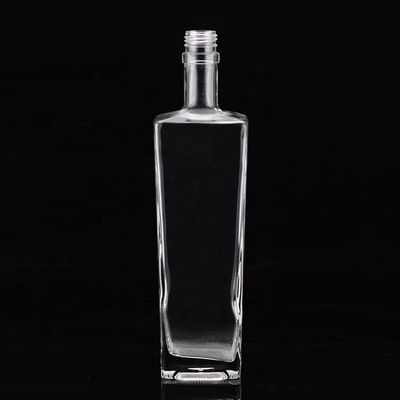 Bottone di vetro a spalla piatta per tequila messicana