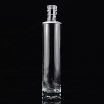 Bottone di vetro a spalla piatta per tequila messicana