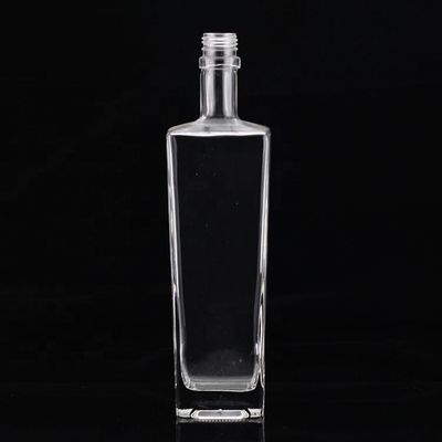 Bottone di vetro a spalla piatta per tequila messicana