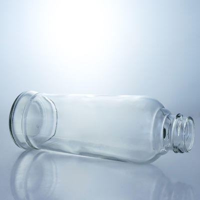 Bottiglie di tè cilindriche da 420 ml con tappo di sughero e forma cilindrica