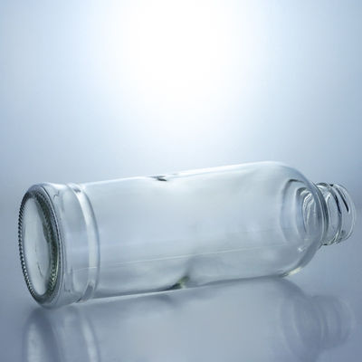 Bottiglie di tè cilindriche da 420 ml con tappo di sughero e forma cilindrica