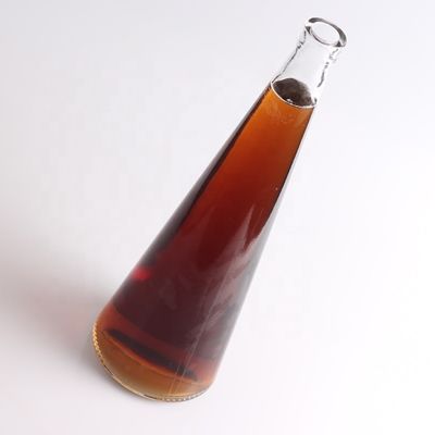 75cl Erlenmeyer bottiglia conica con fondo sottile bottiglia di vetro costruita per la tequila