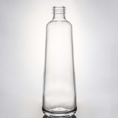 Materiale di base Vetro personalizzato 500ml 700ml 750ml Super Flint Rotondo Bottiglia di vetro trasparente