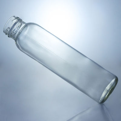 250ml 320ml 500ml 750ml 1L Clear Milk Juice Water Glass Bottle con cappuccio a vite con logo personalizzato