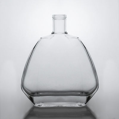 Forma personalizzata Acceptabile Bottiglia di liquore di vetro per brandy Tequila Logo personalizzato Acceptabile
