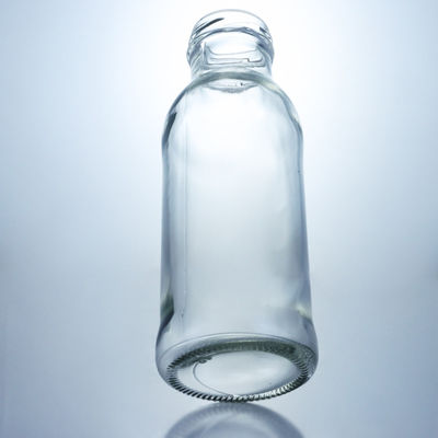 Materiale del corpo Vetro Bottiglia di caffè di succo di vetro con tappo a vite Bottiglia di latte trasparente 250 ml 500 ml