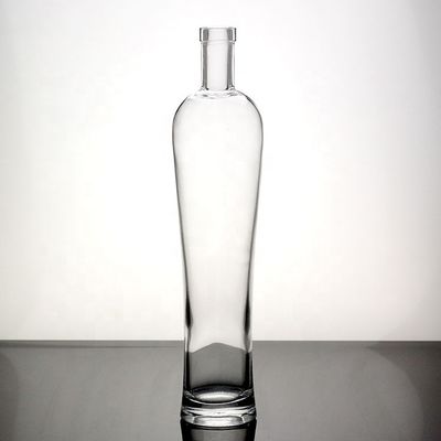 Stampa a schermo Distintivo Alto Sottile Bottiglia Lunga Bottiglia di Vetro Vodka 500ml 750ml