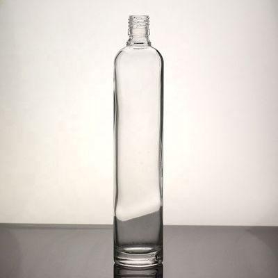Stampa a schermo Distintivo Alto Sottile Bottiglia Lunga Bottiglia di Vetro Vodka 500ml 750ml
