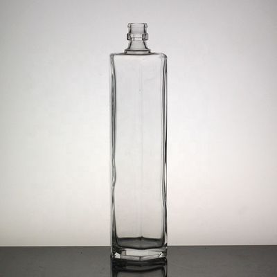 Stampa a schermo Distintivo Alto Sottile Bottiglia Lunga Bottiglia di Vetro Vodka 500ml 750ml