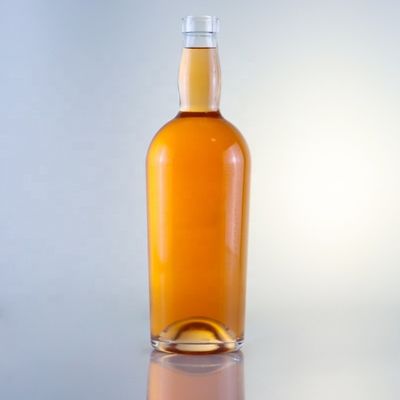 Collare di vetro 750 ml 700 ml Bottiglia rotonda per la vendita di bevande