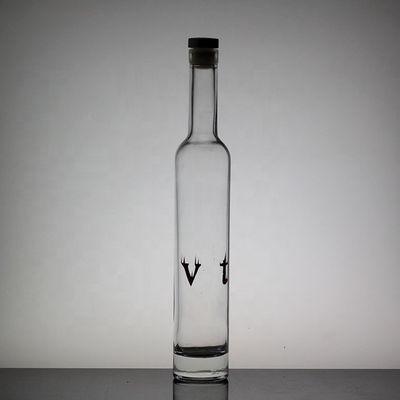 Stampa a schermo Distintivo Alto Sottile Bottiglia Lunga Bottiglia di Vetro Vodka 500ml 750ml