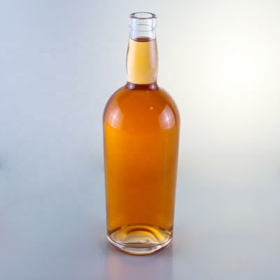 Collare di vetro 750 ml 700 ml Bottiglia rotonda per la vendita di bevande
