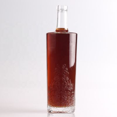 Uso di Vodka Las Mejores Botellas di Ron di Whisky Trasparenti da 50 cl con Corcho