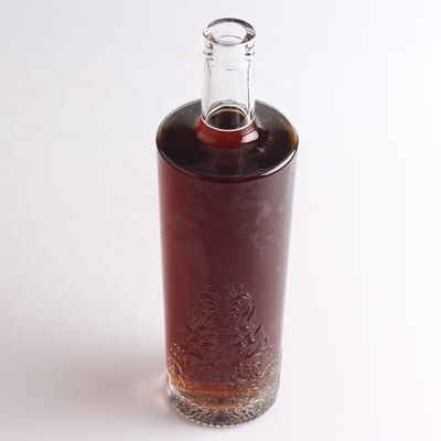 Uso di Vodka Las Mejores Botellas di Ron di Whisky Trasparenti da 50 cl con Corcho