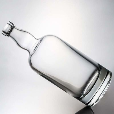 500 ml 700 ml 1000 ml Bottiglia di vetro a pietra rotonda con sughero per altre bevande