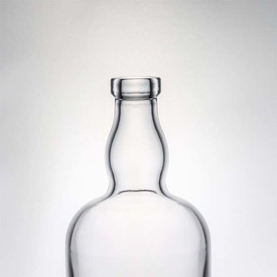 500 ml 700 ml 1000 ml Bottiglia di vetro a pietra rotonda con sughero per altre bevande