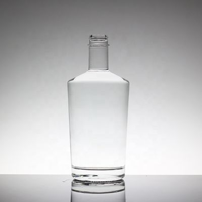 Fabbricazione di bottiglie di vetro di cristallo di 750 ml rotonde con colletto di vetro