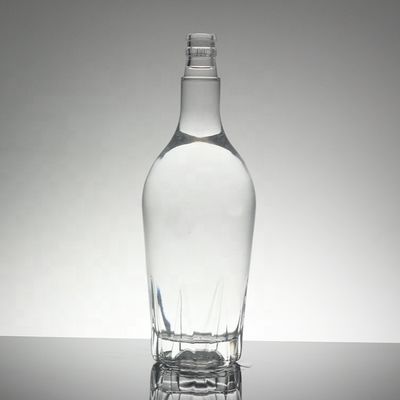 Fabbricazione di bottiglie di vetro di cristallo di 750 ml rotonde con colletto di vetro