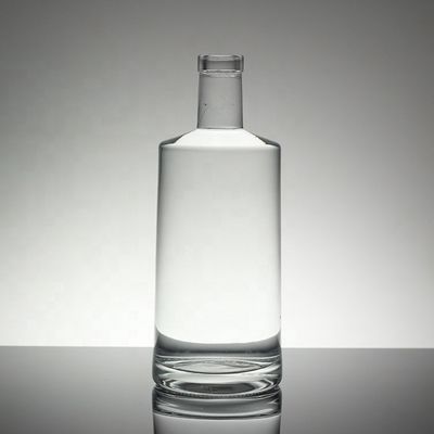 Fabbricazione di bottiglie di vetro di cristallo di 750 ml rotonde con colletto di vetro
