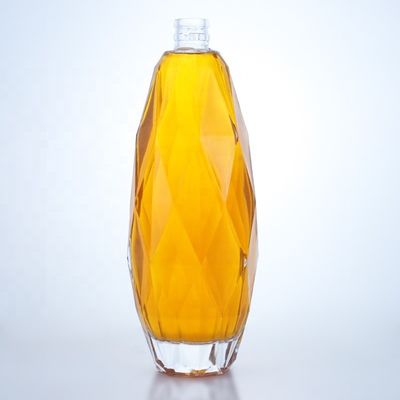 375ml 500ml 700ml 750ml 1000ml Oslo Liquor Gin Whisky Glass Vodka Bottiglia con tappo di sughero