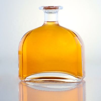 Bottiglie di vetro da 1 litro di champagne con stampa a schermo a decal e sigillamento a sughero opzione personalizzata