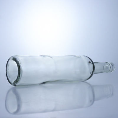 600 ml 750 ml 1000 ml di forma rotonda vuota con collo lungo bottiglie di vetro per liquori