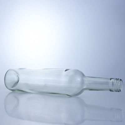 600 ml 750 ml 1000 ml di forma rotonda vuota con collo lungo bottiglie di vetro per liquori