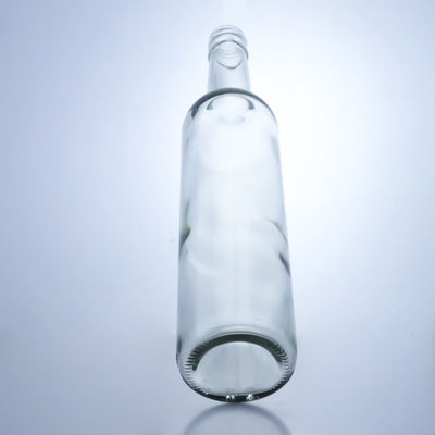 600 ml 750 ml 1000 ml di forma rotonda vuota con collo lungo bottiglie di vetro per liquori