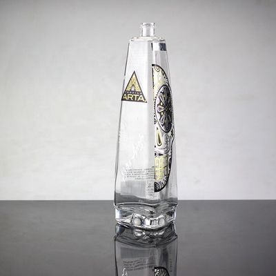 Bottiglia per spegnere la sete con serigrafia e 750 ml di vetro