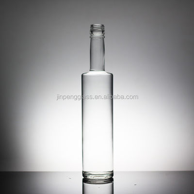 Flint Acid Etch Bottiglie di vetro di forma unica per rum Liquori Brandy Whisky Vodka Tequila