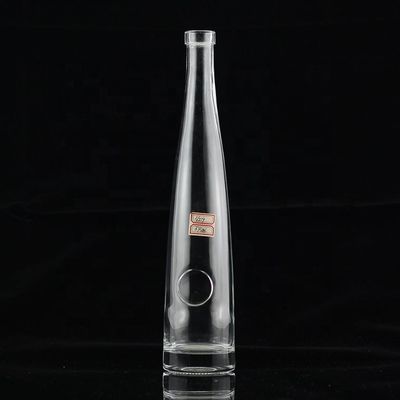 200 ml 300 ml 375 ml Bottiglia di vetro sottile di forma sottile per l'industria della vodka