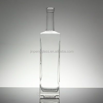 Flint Acid Etch Bottiglie di vetro di forma unica per rum Liquori Brandy Whisky Vodka Tequila