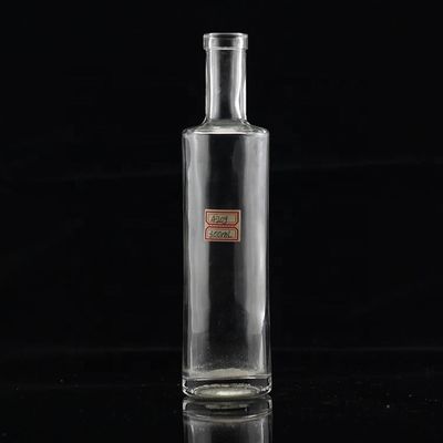 200 ml 300 ml 375 ml Bottiglia di vetro sottile di forma sottile per l'industria della vodka