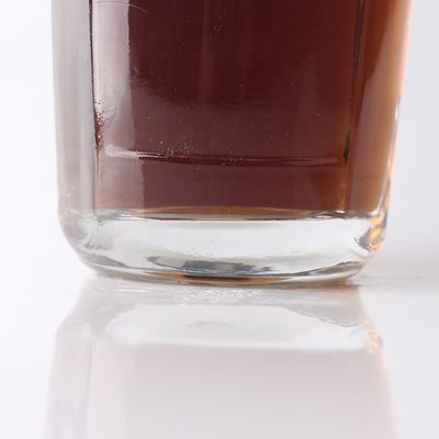 375ml Logo personalizzato inciso in forma di goccia di lacrima Bottiglia in vetro di gin rum con tappi per liquori