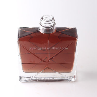Flacone spray quadrato opaco unico in vetro Flint da 30 ml Flacone di profumo satinato di lusso da 50 ml