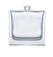 Flacone spray quadrato opaco unico in vetro Flint da 30 ml Flacone di profumo satinato di lusso da 50 ml
