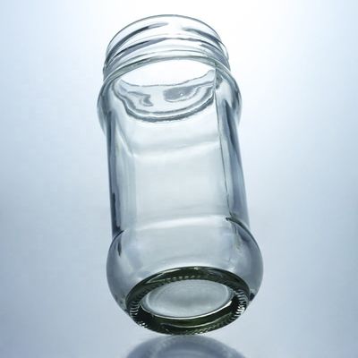 Bottone di contenimento di marmellata di miele in vetro trasparente con coperchio a sigillo metallico da 25 ml a 1000 ml