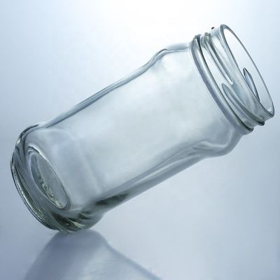 Bottone di contenimento di marmellata di miele in vetro trasparente con coperchio a sigillo metallico da 25 ml a 1000 ml