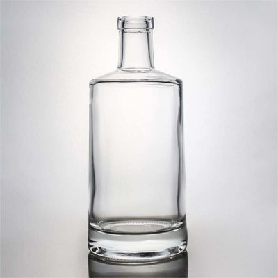 Manipolazione della superficie Decal Bottiglia di whisky in vetro da 700 ml con logo personalizzato e tappo del tappo