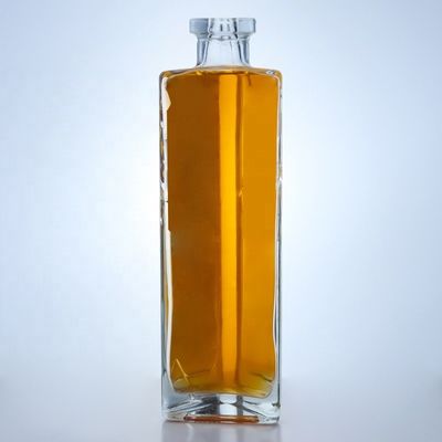 Materiale del colletto Vetro vuoto Bottiglia di vino di vetro da 750 ml con finitura a sughero