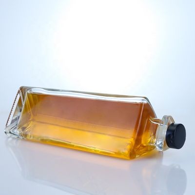 Materiale del colletto Vetro vuoto Bottiglia di vino di vetro da 750 ml con finitura a sughero