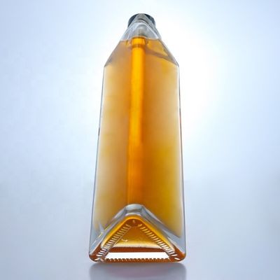 Materiale del colletto Vetro vuoto Bottiglia di vino di vetro da 750 ml con finitura a sughero