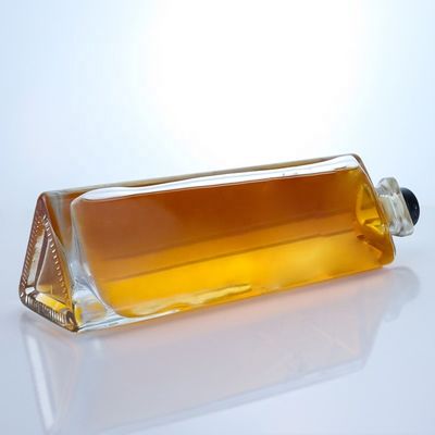 Materiale del colletto Vetro vuoto Bottiglia di vino di vetro da 750 ml con finitura a sughero