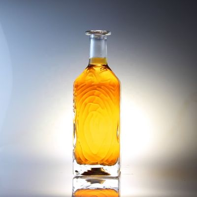 Bottiglie di vino in miniatura di vetro trasparente con bottiglie di vetro di sughero da 75 cl