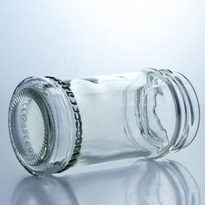 Disegno unico 100ml 300ml 500ml Country Honey Glass Jar con coperchio Prodotti in vetro trasparente