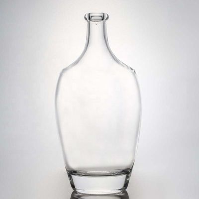 Flint vuoto rotondo 375ml 500ml 750ml 1000ml liquore vodka tequila bottiglia di whisky con tappo a vite