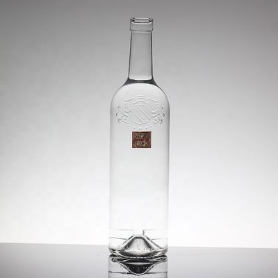 Materiale del colletto Vetro 700 ml 750 ml Bottiglia di vino di moda per liquori