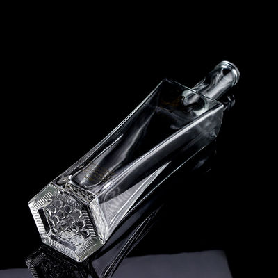 Esquisitamente progettato Bottiglia di vodka liquore Chiara o personalizzata Bottiglia di vetro da 750 ml con sughero