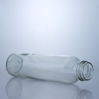 300 ml di barattolo di vetro rotondo per alimenti per il trattamento delle superfici e del liquido di latte, del succo di frutta e del tè di frutta