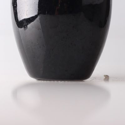 Bottiglia nera vuota da 750 ml con bocca di sughero e bottiglia di vetro spray per la promozione della vodka